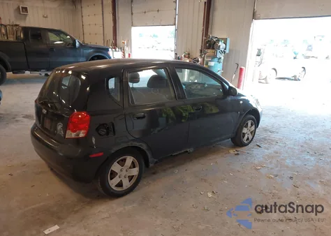 2007 Chevrolet Aveo 5 Special Value из США, поврежденный, VIN KL1TD66617B770732